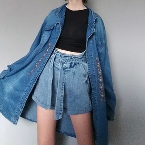 Oversized denim jacket